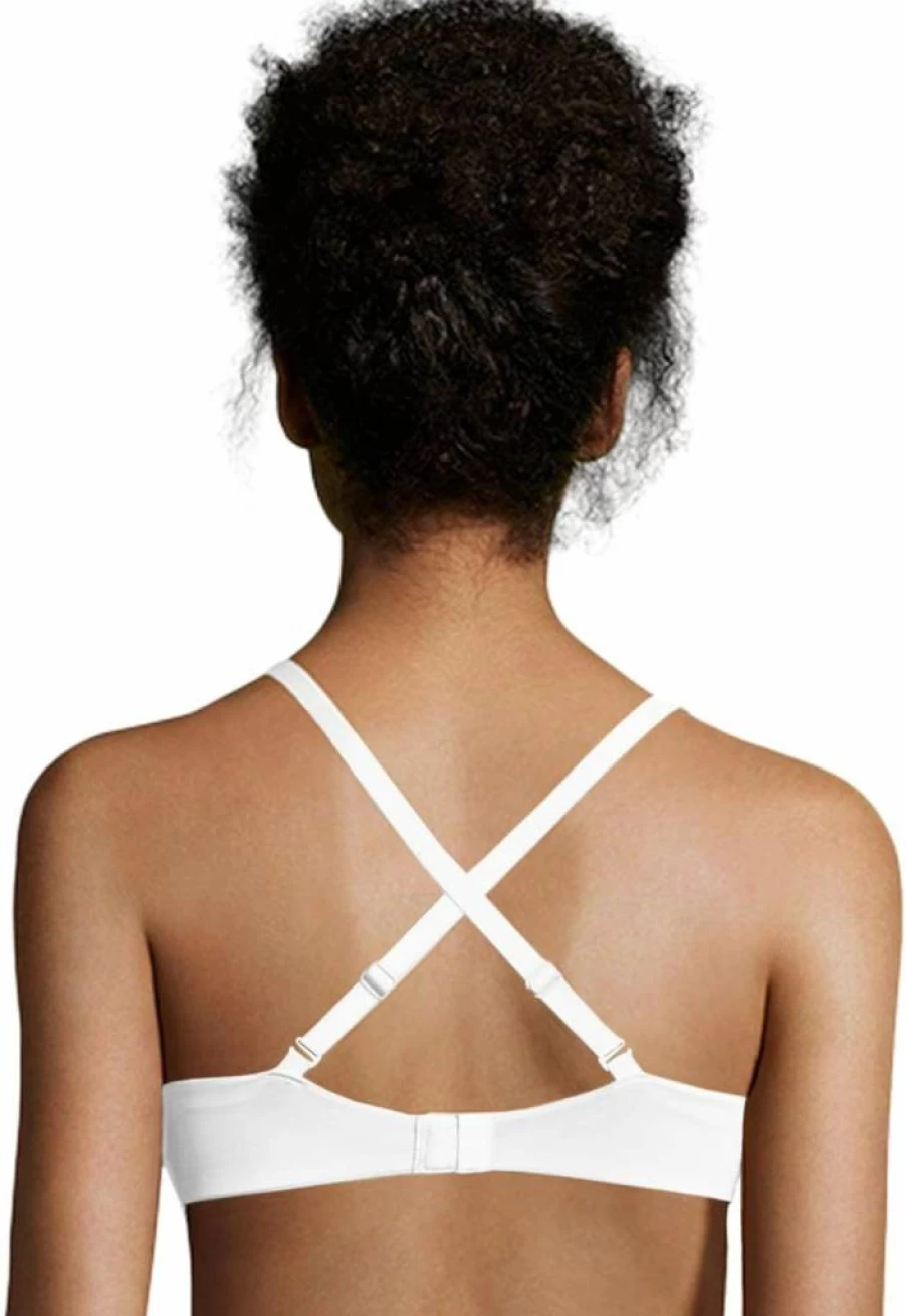 Maidenform Women's One Fab Fit Demi Underwire T-Shirt Bra - Comfortable Everyday Lace Bra with Smoothing Support