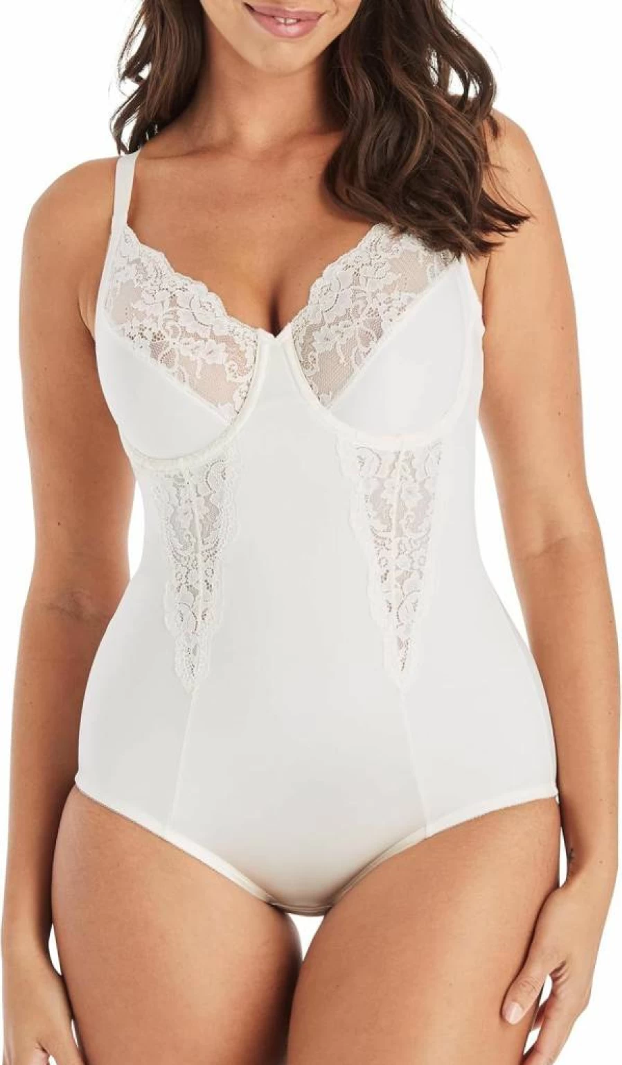 Maidenform Women's Ultra Firm Control Shapewear Bodysuit with Tummy Control & Built-In Underwire Bra