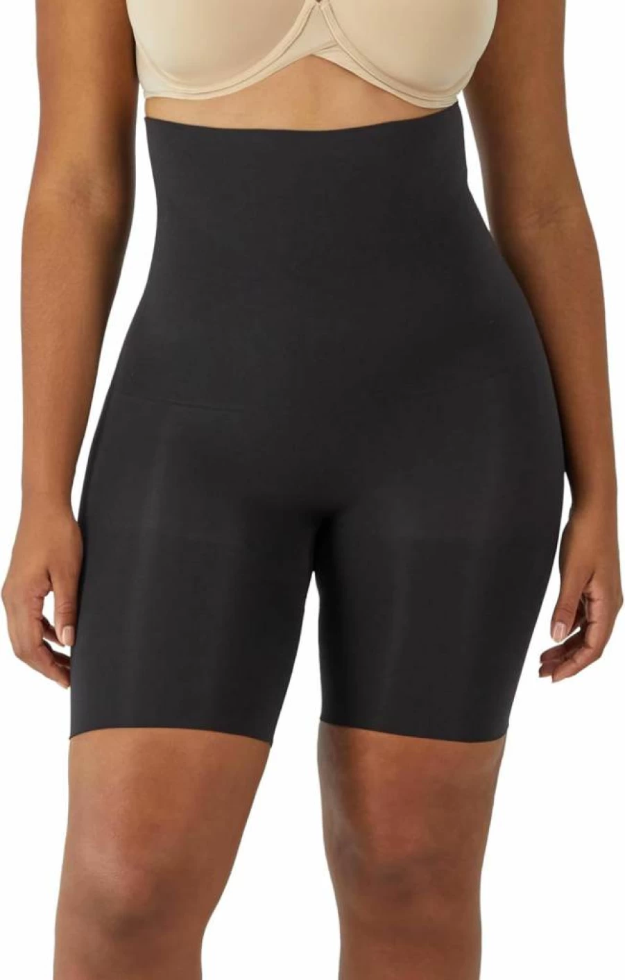 Maidenform High Waist Shaping Thigh Slimmer for Women - Tummy Control Shapewear
