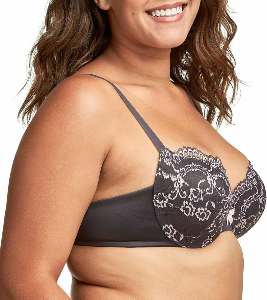 Maidenform Women's Push-Up Demi Bra with Underwire for Enhanced Lift and Support