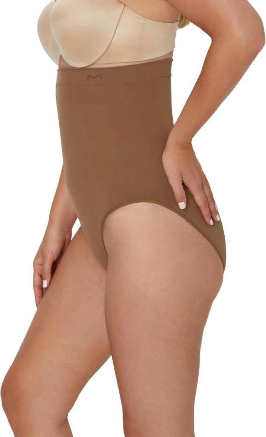 Maidenform Women's Firm Control High-Waist Tummy Shapewear Brief - Seamless Panty for Smoothing & Slimming
