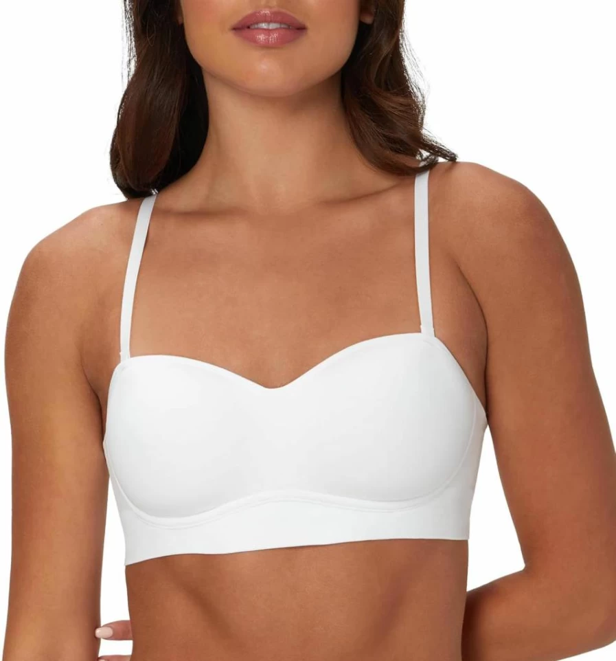 Maidenform Women's M Balconette Bralette - Wireless Comfort Bra with 8-Way Convertible Straps, Soft Pullover Design