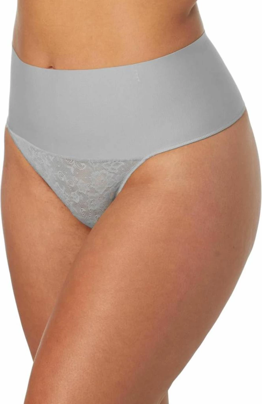 Maidenform Women's Firm Control Thong Shapewear - Tummy Control, Breathable Stretch Lace Underwear for All-Day Comfort