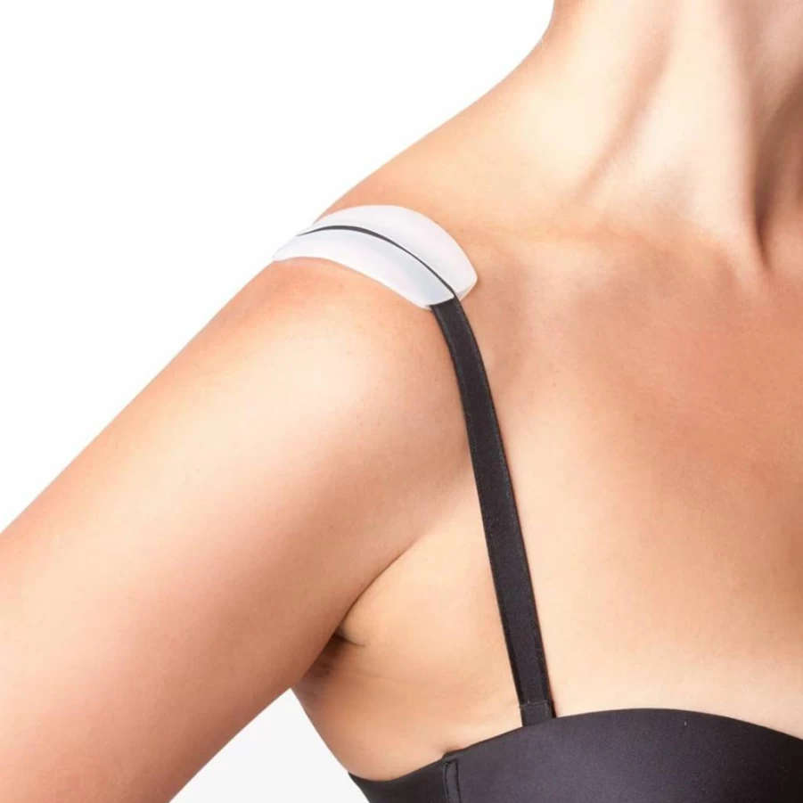 Maidenform Women's Silicone Bra Strap Pads for Comfort and Support