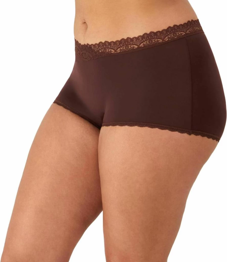 Maidenform Women's Comfortable Microfiber Boyshort Panties 3-Pack - Mid-Rise Soft Underwear Bundle