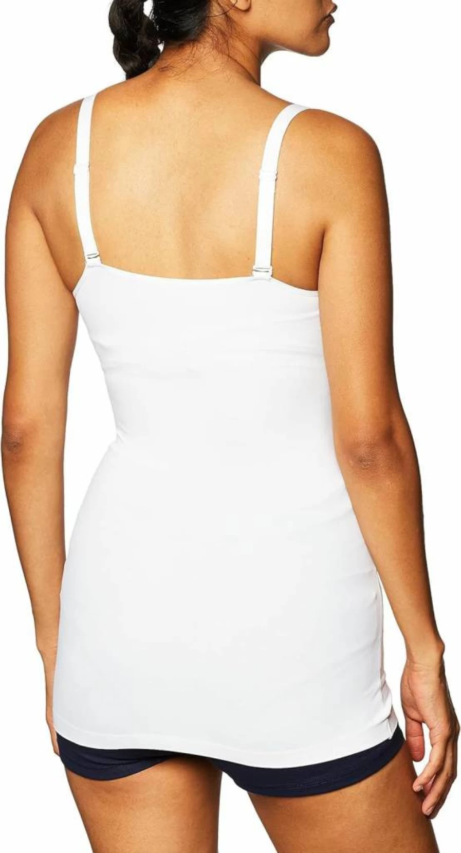 Maidenform Women's Tummy Control Shapewear Cami Tank Top with Convertible Straps for All-Day Comfort