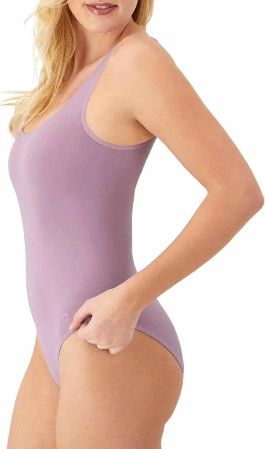 Maidenform Women's Seamless Bodysuit with Built-In Bra - Smoothing Shapewear for Comfort & Support