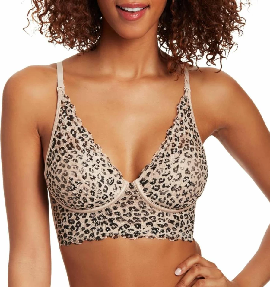 Maidenform Women's Pure Comfort Wireless Lace Longline Bralette - Convertible & Supportive Everyday Bra